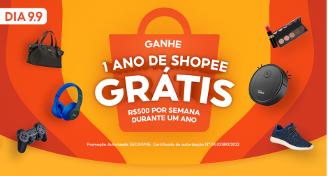 Shopee: campanha 10.10 terá frete grátis sem valor mínimo e sorteio de  cupons de R$ 500 por 1 ano 